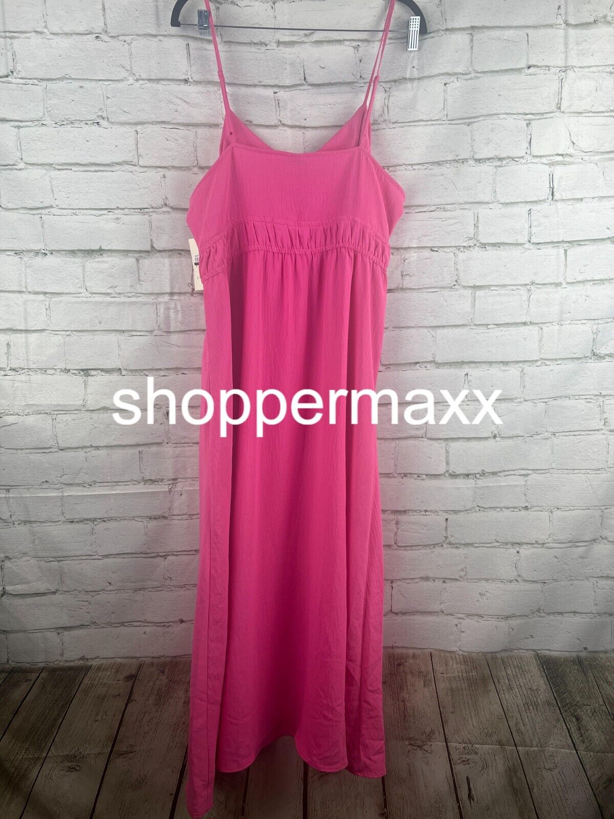 A New Day Women's Spaghetti Strap Dress, PINK, Size X-Large