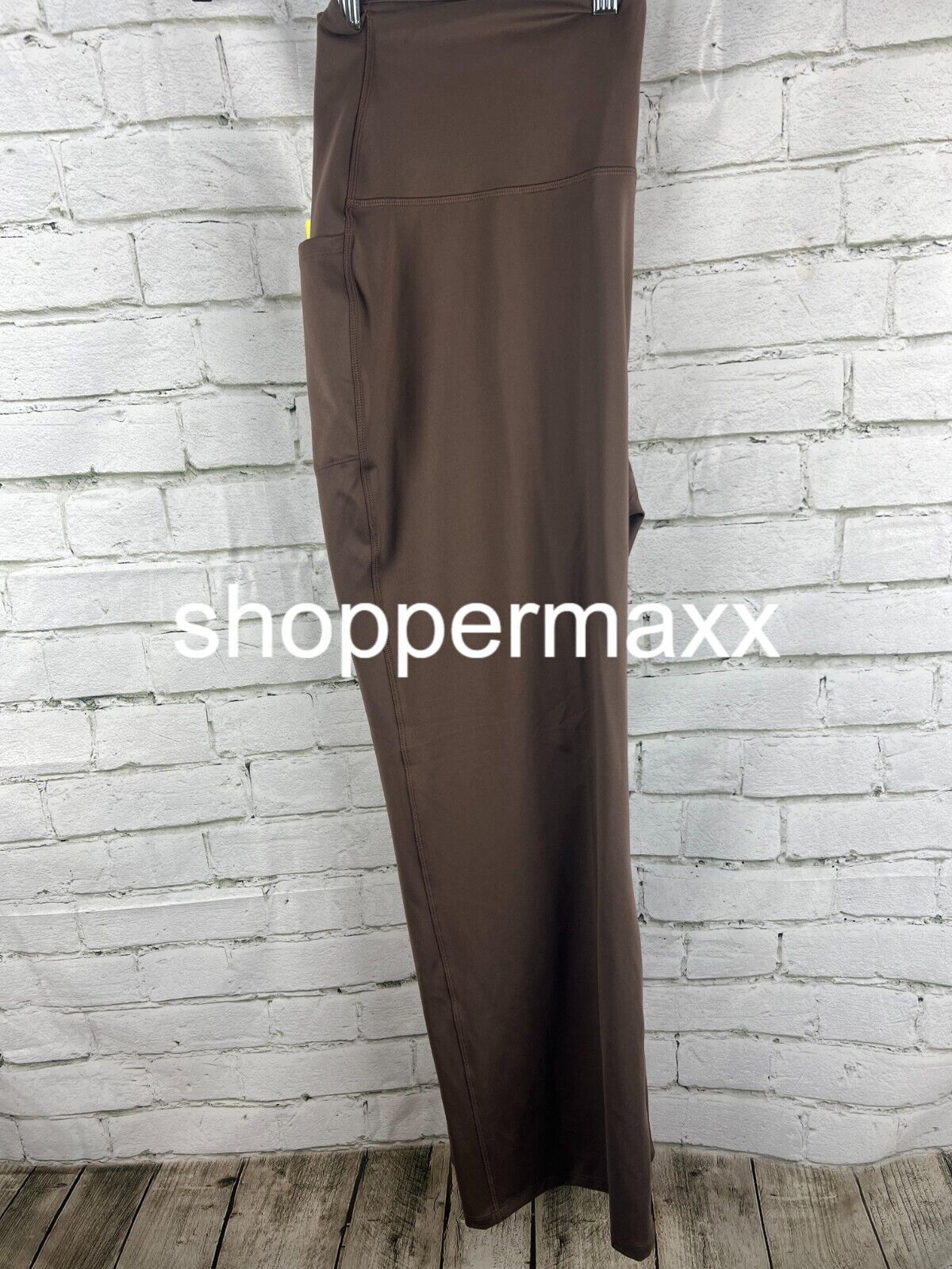 Women Brushed Sculpt Curvy Pocket Straight Leg Pants- All In Motion Espresso 2X