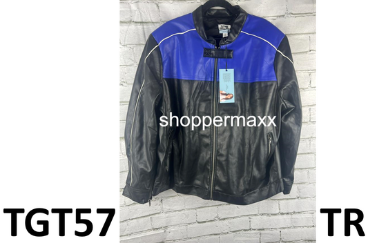 Women's Long Sleeve Faux Leather Jacket - Future Collective, Black, Size 1X