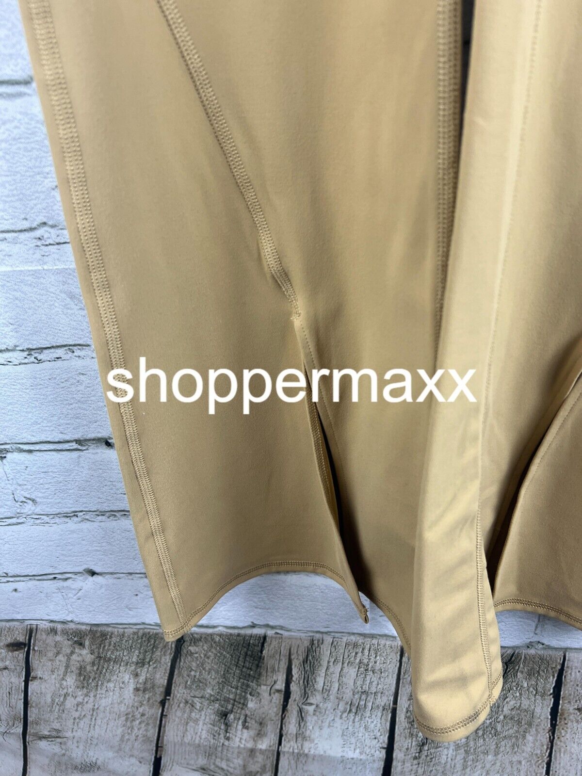 Women's High-Rise Split Flare Leggings - JoyLab, Beige, Medium