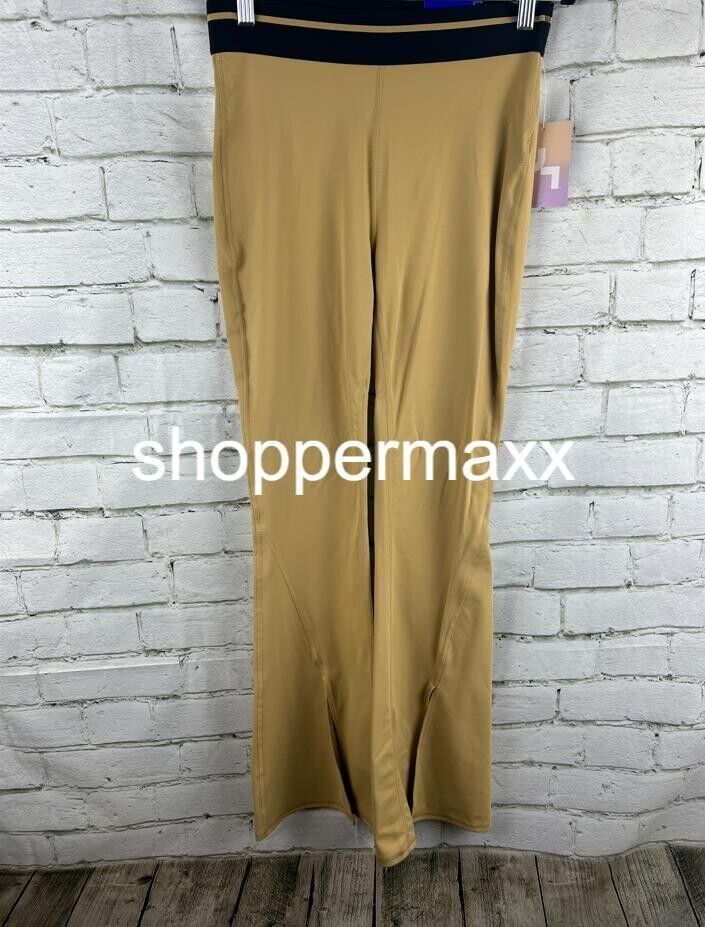 Women's High-Rise Split Flare Leggings - JoyLab, Beige, Medium