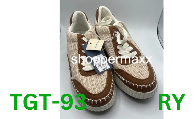WOMEN'S PERSEPHONE SNEAKERS - UNIVERSAL THREAD, TAN, 8