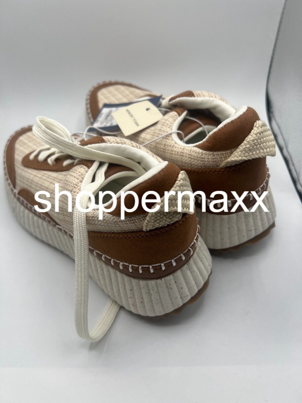 WOMEN'S PERSEPHONE SNEAKERS - UNIVERSAL THREAD, TAN, 8