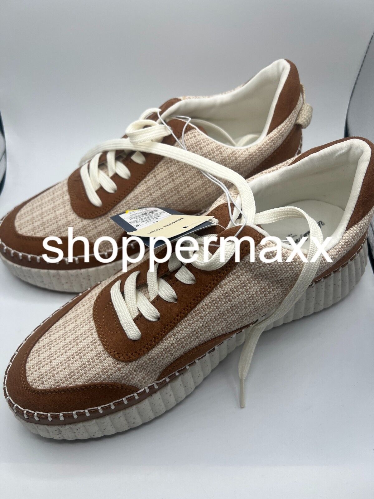 WOMEN'S PERSEPHONE SNEAKERS - UNIVERSAL THREAD, TAN, 11