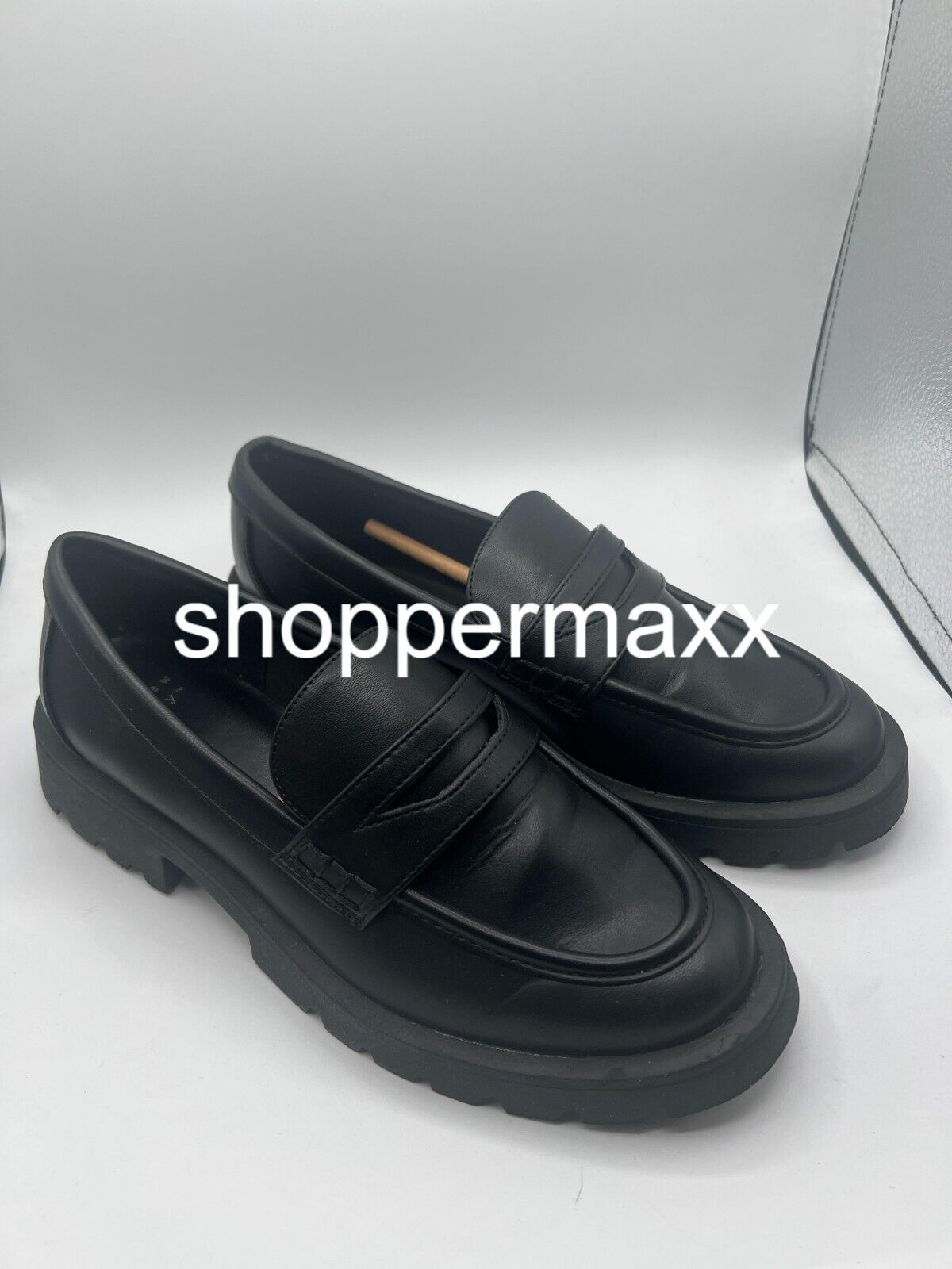Women's Archie Loafer Flats - A New Day, Black, Size 6.5