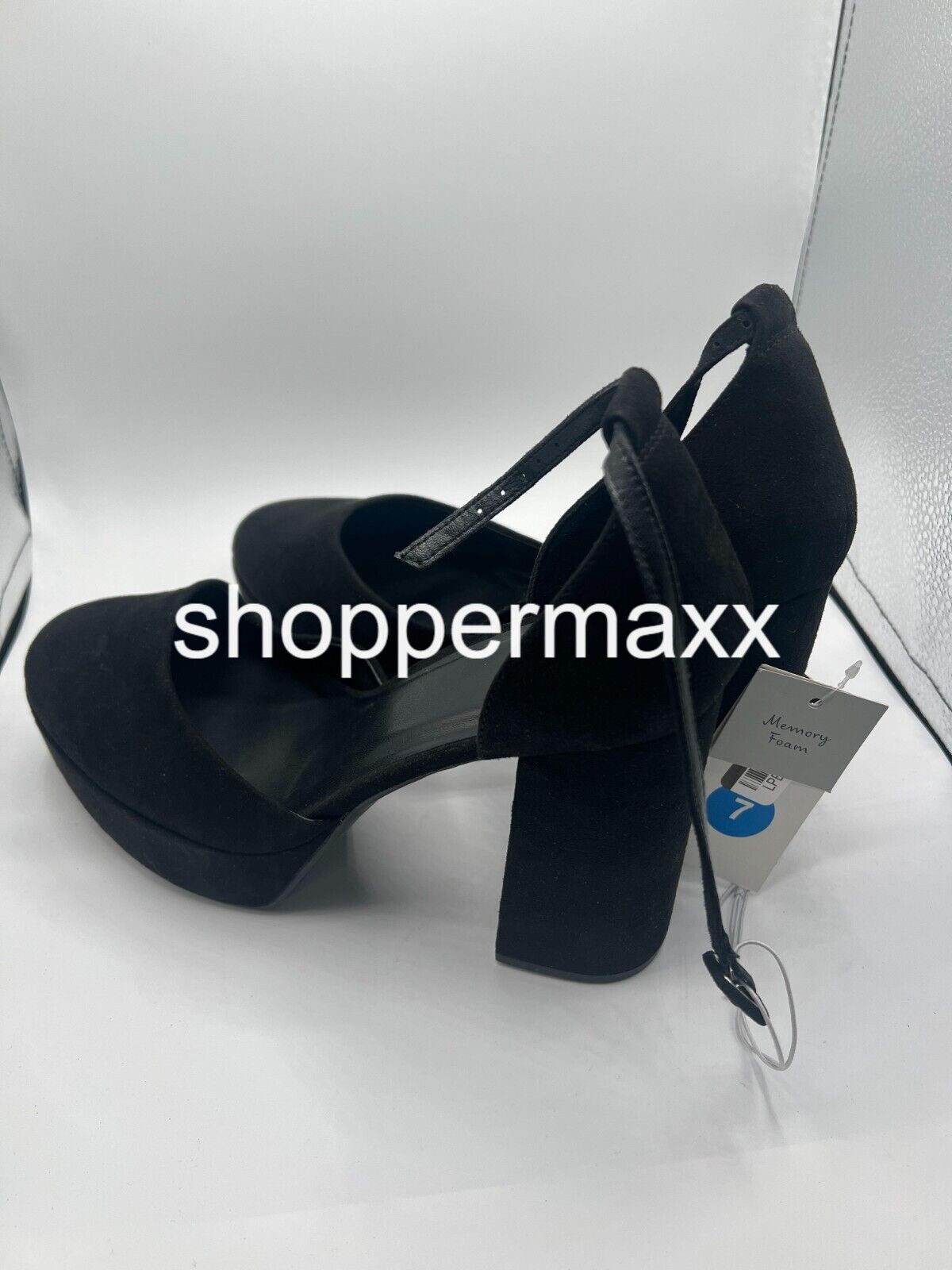 Women's Noir Platform Pumps - A New Day, Black, Size 7