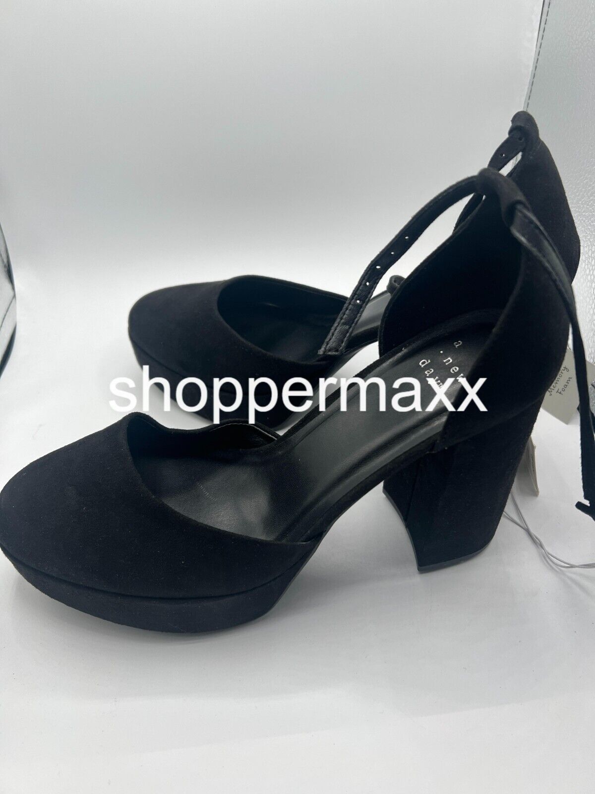 Women's Noir Platform Pumps - A New Day, Black, Size 7