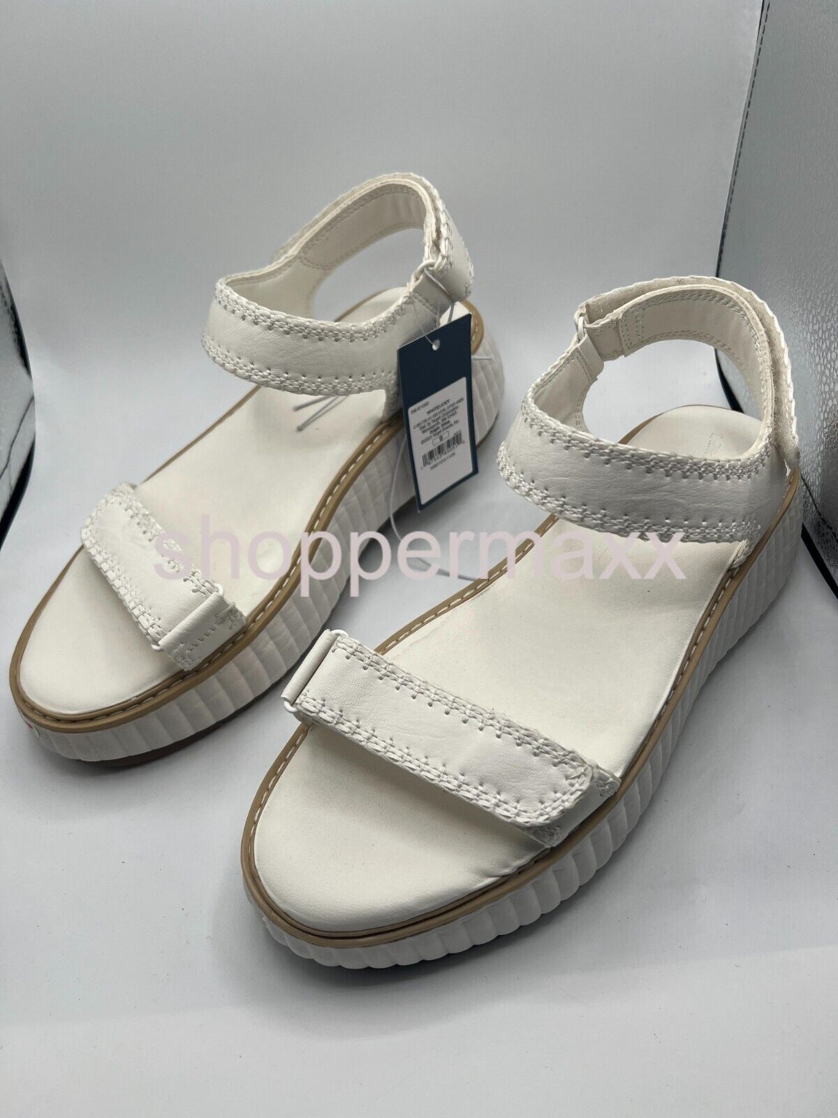 Women's Joey Platform Sport Sandals - Universal Thread, White, Size 9