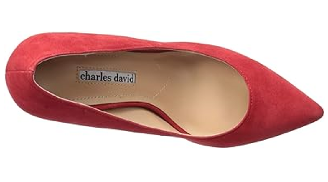 CHARLES DAVID womens Vibe Pump, Hot Red, 9.5 US