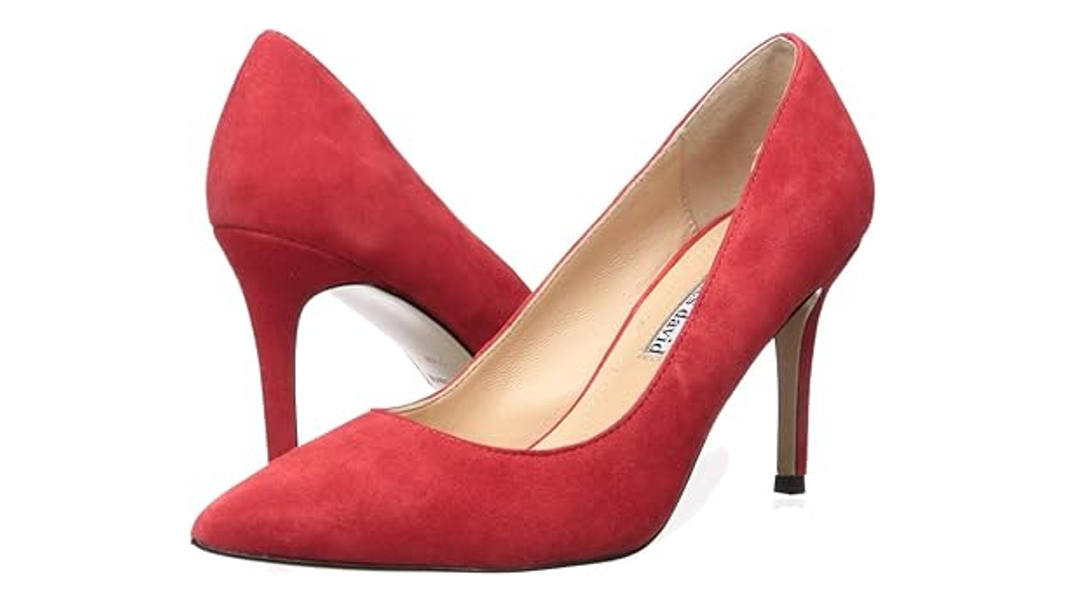 CHARLES DAVID womens Vibe Pump, Hot Red, 9.5 US