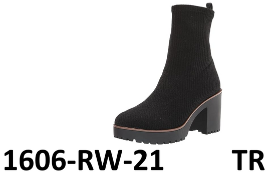 Chinese Laundry Women's Garvey CHILL Knit Fashion Boot, Black, 8.5