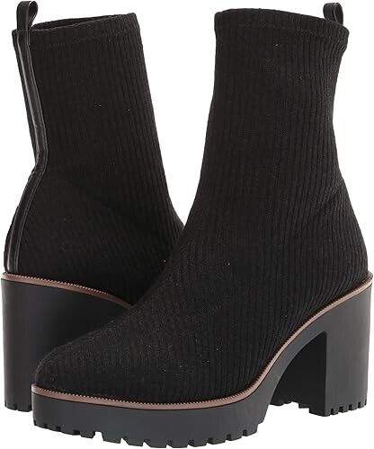 Chinese Laundry Women's Garvey CHILL Knit Fashion Boot, Black, 8.5