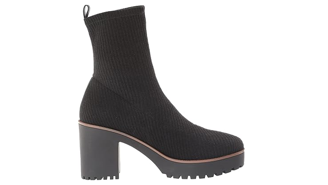 Chinese Laundry Women's Garvey CHILL Knit Fashion Boot, Black, 8.5
