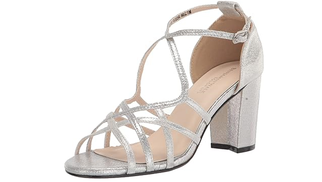 Touch Ups Women's Lupe Platform, Silver, 8.5