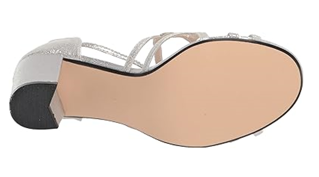 Touch Ups Women's Lupe Platform, Silver, 8.5