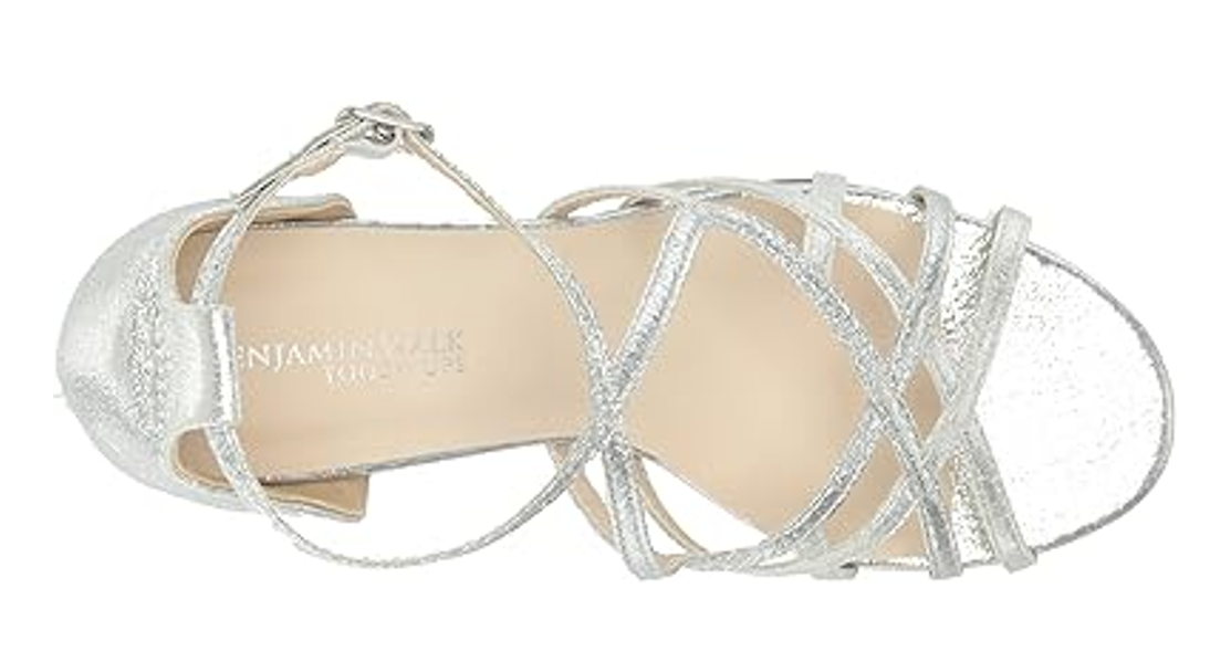 Touch Ups Women's Lupe Platform, Silver, 8.5
