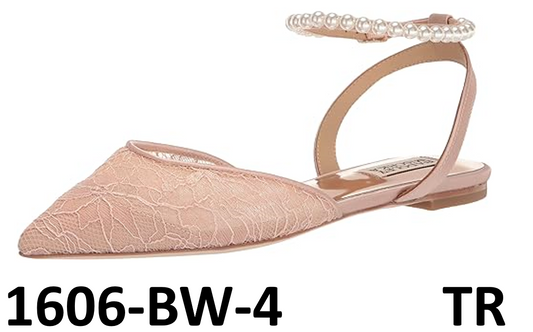 Badgley Mischka Women's Fawn Ballet Flat, Soft Blush, 6.5