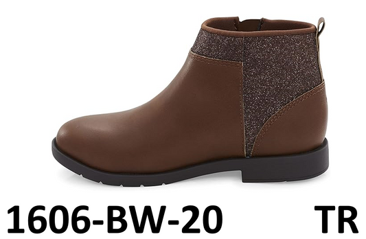 Stride Rite Girls Lucy 3 Fashion Boot, Brown, 4 Toddler