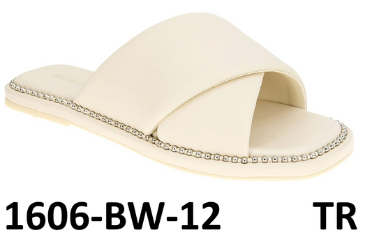 BCBGeneration Women's Tabby Sandal, Bianca, 5.5