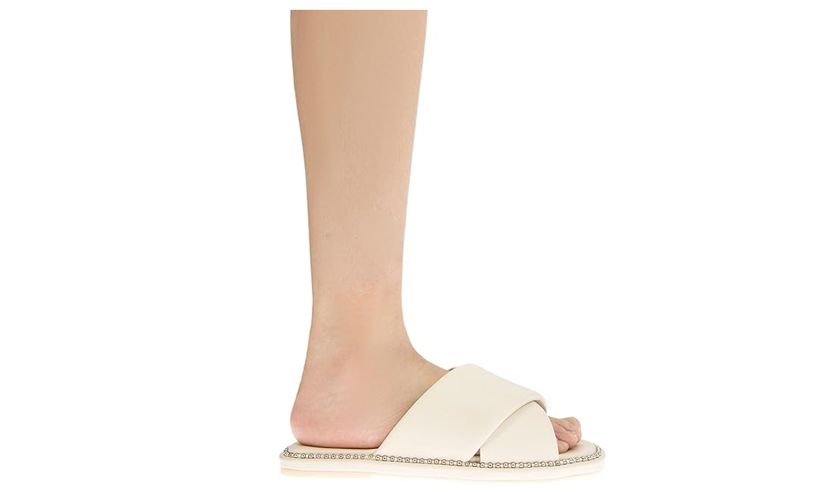 BCBGeneration Women's Tabby Sandal, Bianca, 5.5