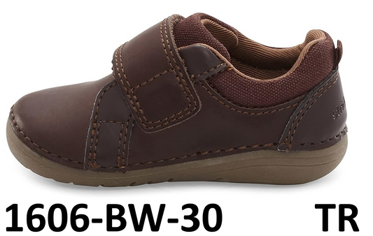 Stride Rite Baby Boys SM Jodie Sneaker, Brown, 3 Wide Infant