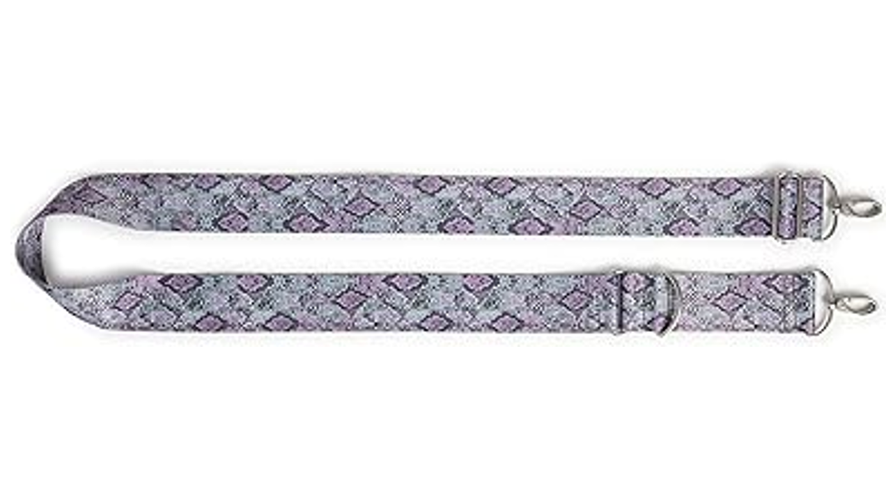 Baggallini womens Wide Strap, Blush Python, One Size US