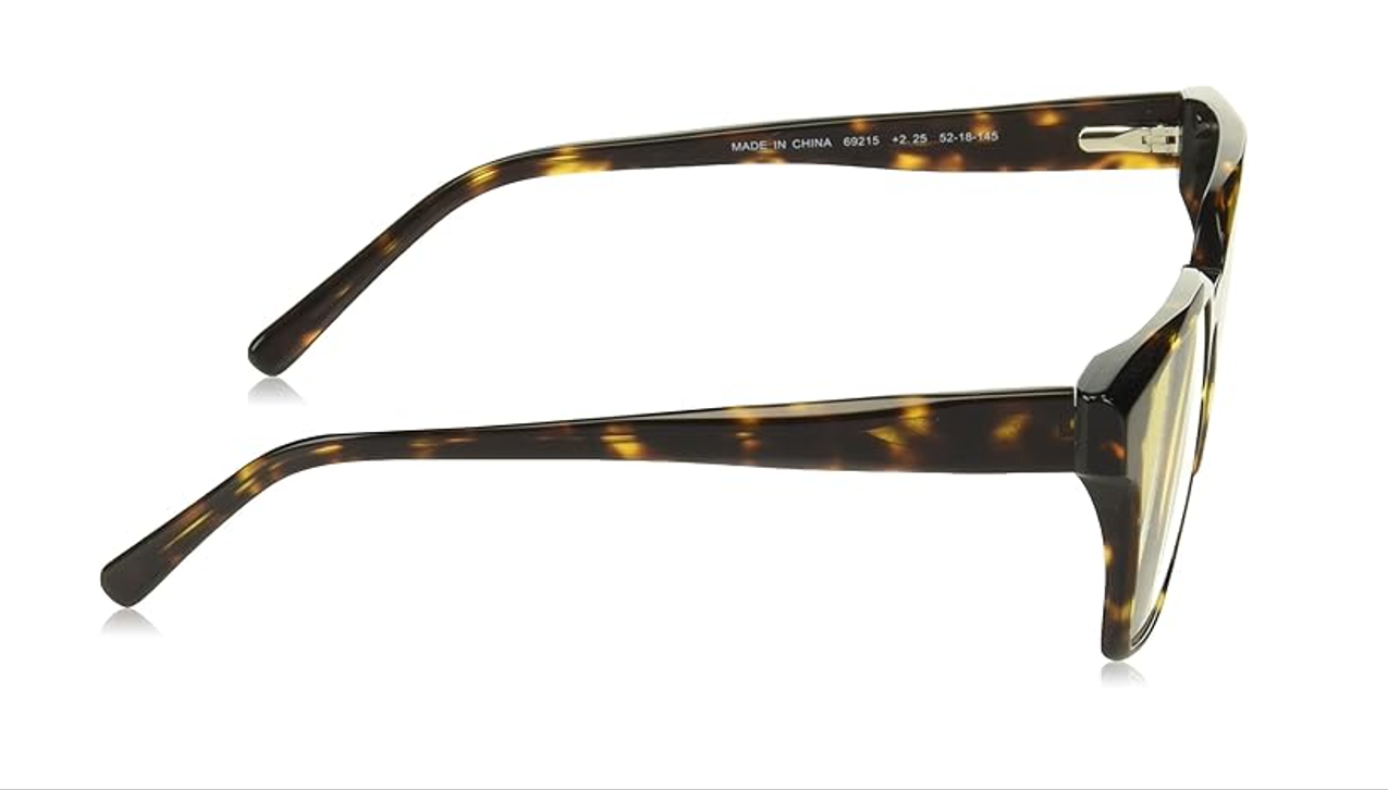 A.J. Morgan EXHALED Reading Glasses- DARK TORT -2.50 RX