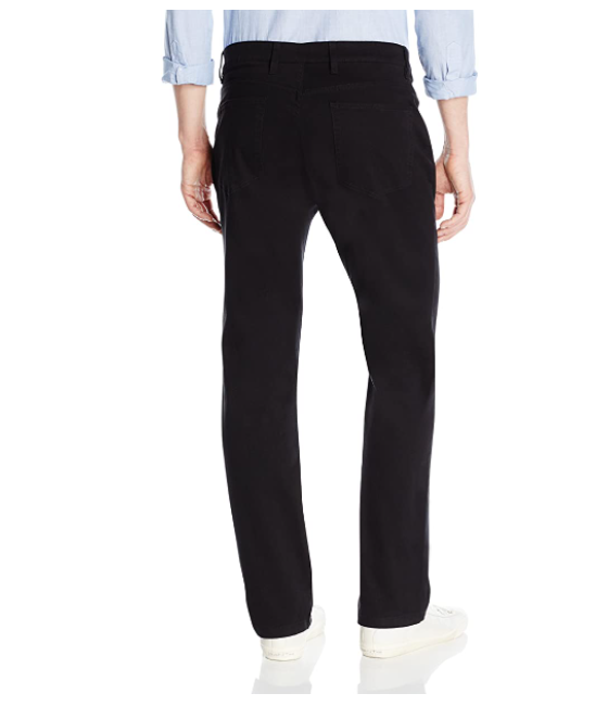 Brand - Goodthreads Men's Athletic-Fit 5-Pocket Chino Pant, Black, 38W x 34L