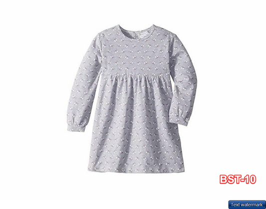 Toobydoo Empire Waist Dress - Toddlers Size 2 - Grey NEW