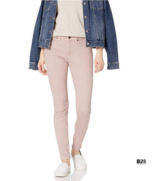 Brand - Daily Ritual Women's 5-Pocket Skinny Jean All Colors, dusty pink,  ~B25~