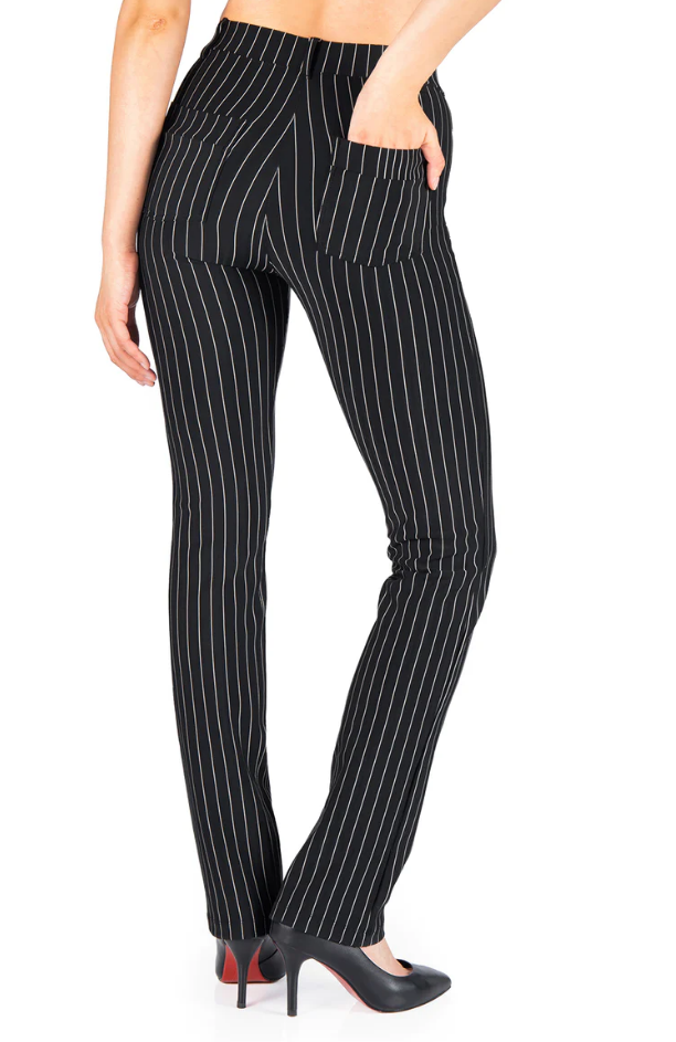 Yogipace, Belt Loops, Women's Dress Pant Straight Leg Yoga Work Pants Slacks 29P