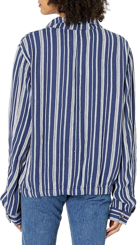 UNIONBAY womens Long Sleeve Jacket, Marine Blue, Large US