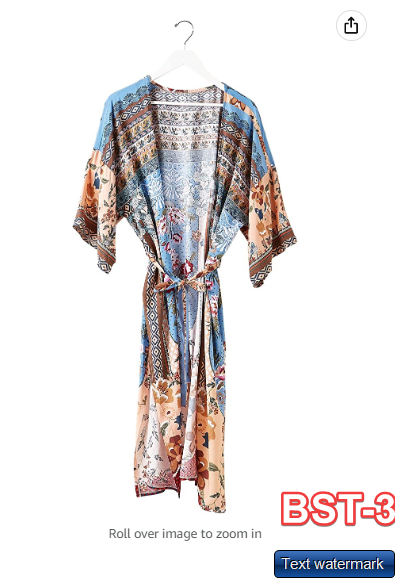 Tickled Pink Women's Standard Harlow Spring Kimono/Kaftan Garden Chic Kimono OS