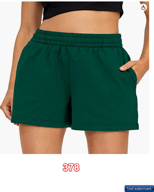 AUTOMET Womens Sweat Shorts High Waisted Athletic Lounge Running Gym Shorts L