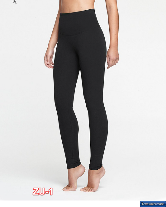 Charmo | Black Shine Seamless Hi-Waist Leggings - Women L