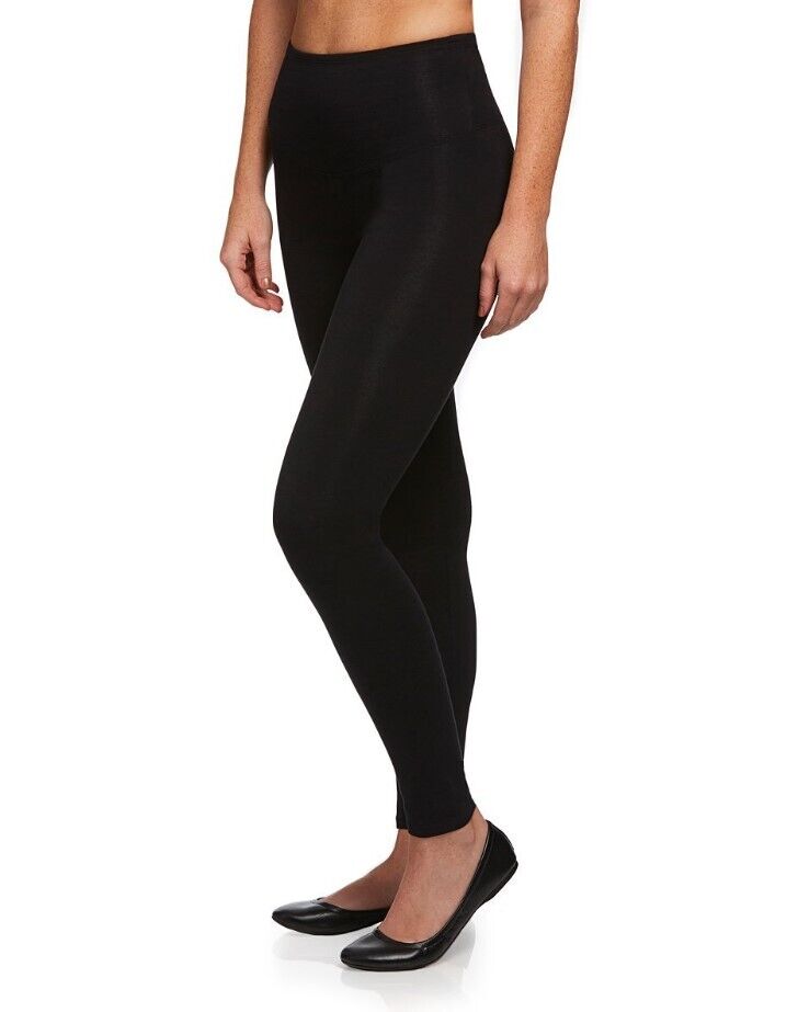 Charmo | Black Shine Seamless Hi-Waist Leggings - Women L