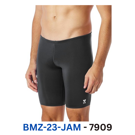 TYR Boys' Durafast ONE Jammer Swimsuit, Black, 26 XS