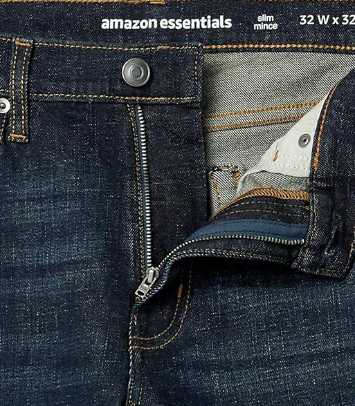 Amazon Essentials Men's Slim-Fit Stretch Jean Dark Indigo 36WX31L