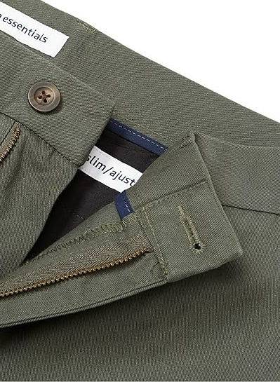 Amazon Essentials Men's Slim-Fit Wrinkle-Resistant Flat-Front Chino Pant 28WX30L