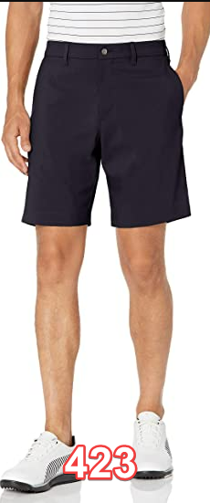 Callaway Men's Opti-Stretch Solid Short with Active Waistband, Night Sky, 32