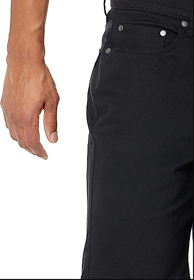 Amazon Essentials Men's Slim-fit 9" Inseam Stretch 5-Pocket Short Black 33