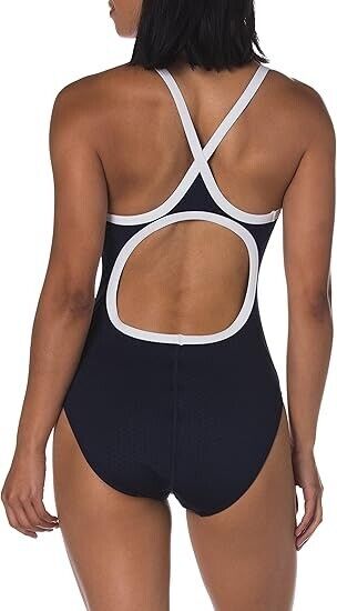 TYR Women's Hexa Diamondfit Swimsuit, Black/Gold, Size 40