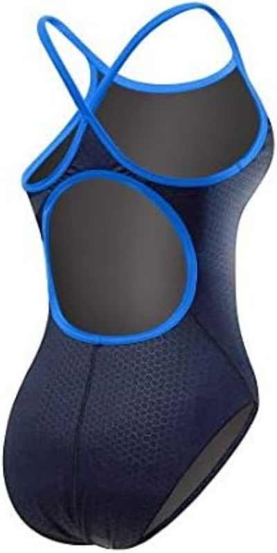 TYR Women's Hexa Diamondfit Swimsuit, Black/Blue, Size 30