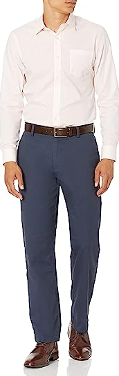 Amazon Essentials Men Classic-Fit Wrinkle-Resistant Flat-Front Chino Pant 36x29