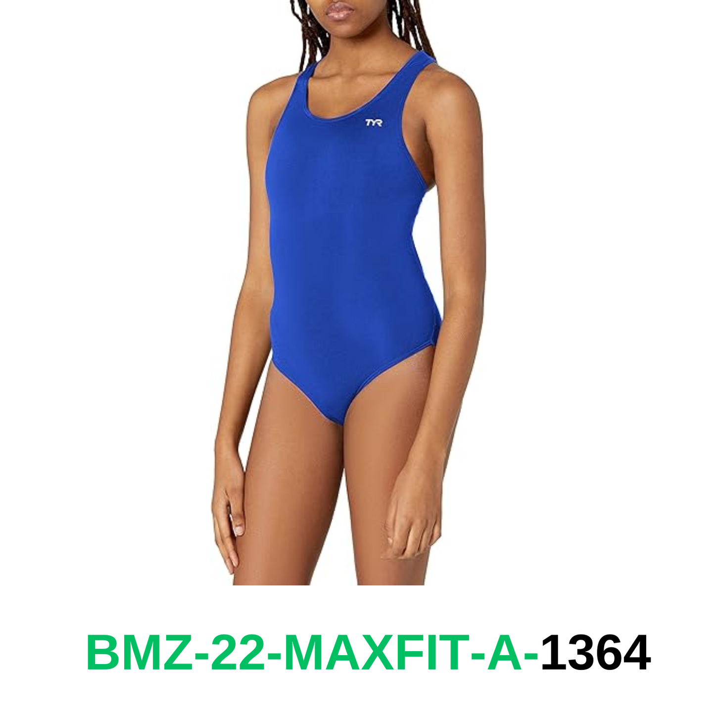 TYR Women's Standard Durafast Elite Maxfit Swimsuit, Royal, 38