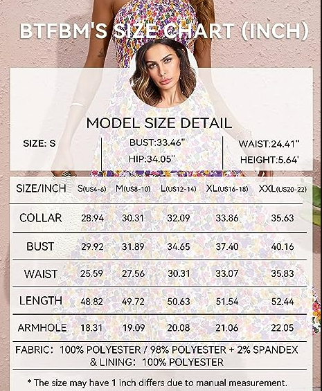 BTFBM Women One Shoulder Sleeveless Summer Dresses 2023 Smocked Beach Maxi Dress