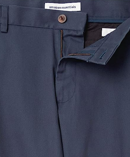 Amazon Essentials Men Classic-Fit Wrinkle-Resistant Flat-Front Chino Pant 36x28