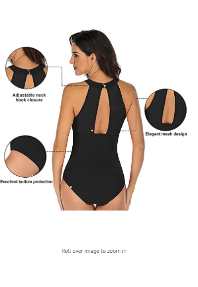 Cromi One Piece Swimsuits for Women Tummy Conrol Swimwear Slimming Swimming Suit