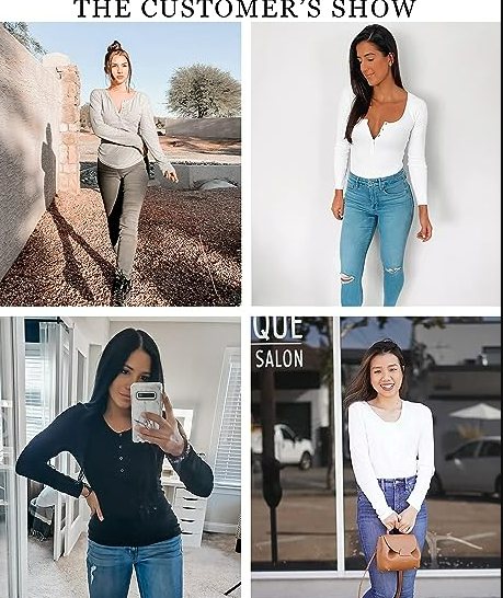 BTFBM Women Long Sleeve Button Up Solid Tops Blouses Trendy Slim Fit Ribbed Knit