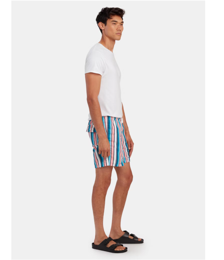 Bather Pink Stripe Swim Trunk XS/XL $85